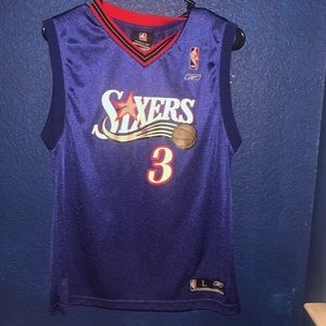 Vintage Rebook Allen Iverson 76ers NBA Jersey. RARE!!